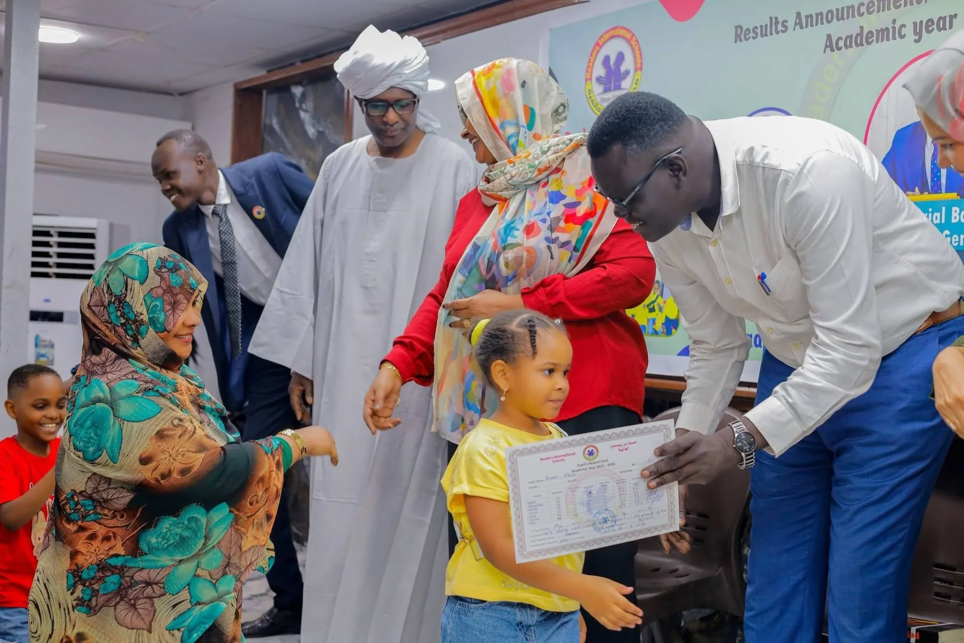 Celebrating achievement with families